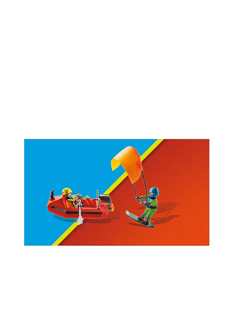 PLAYMOBIL | Seenot: Kitesurfer-Rettung mit Boot 70144 | keine Farbe