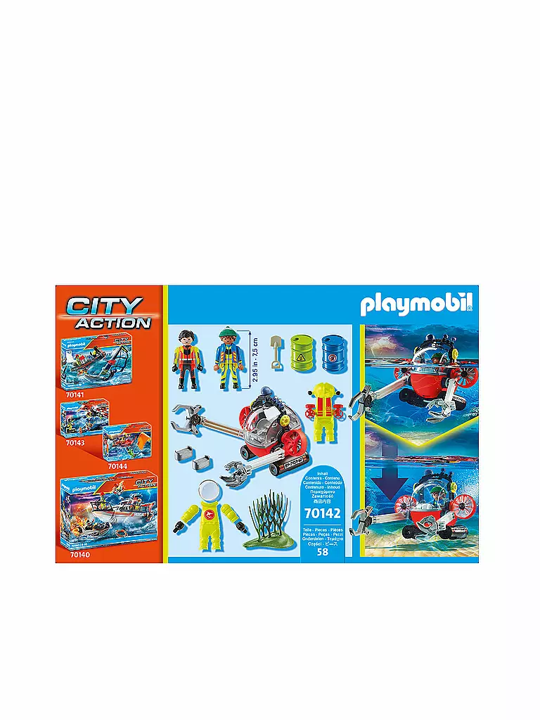 PLAYMOBIL | Seenot: Umwelteinsatz mit Tauchboot 70142 | keine Farbe