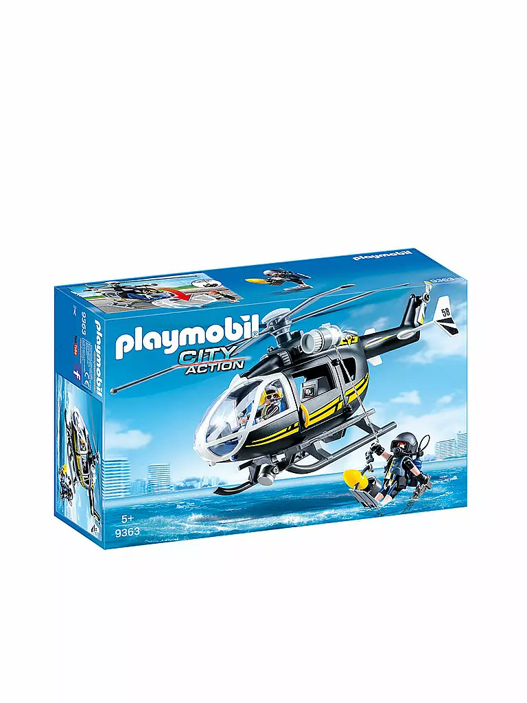 PLAYMOBIL | SEK Helikopter 9363 | transparent