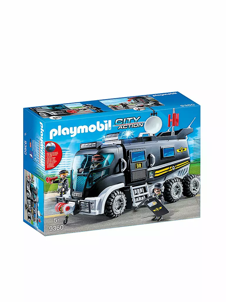 PLAYMOBIL | SEK Truck mit Licht und Sound 9360 | keine Farbe