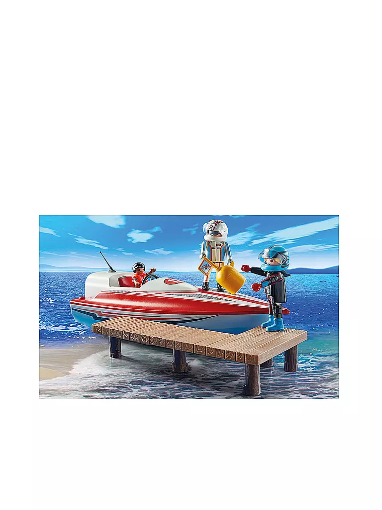 PLAYMOBIL | Speedboot mit Unterwassermotor 70744 | keine Farbe