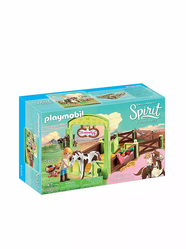 PLAYMOBIL | Spirit - Pferdebox Abigail und Bommerang 9480 | keine Farbe