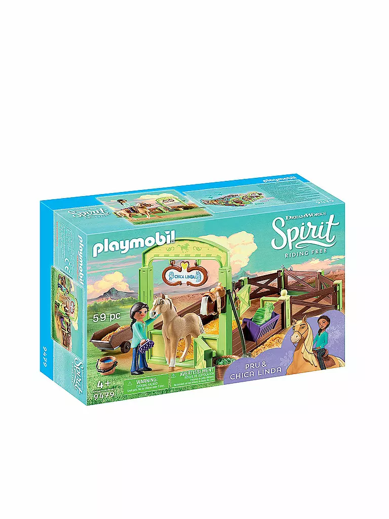 PLAYMOBIL | Spirit - Pferdebox Pru und Chica 9479 | keine Farbe