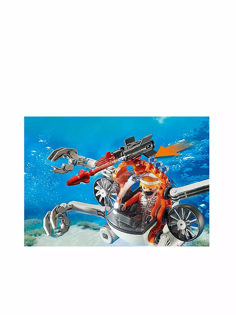 PLAYMOBIL | Spy Team Sub Bot 70003 | transparent