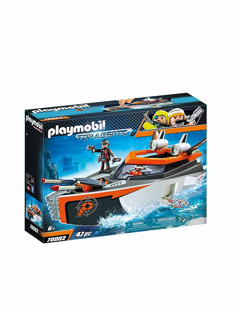 PLAYMOBIL | Spy Team Turboship 70002 | transparent