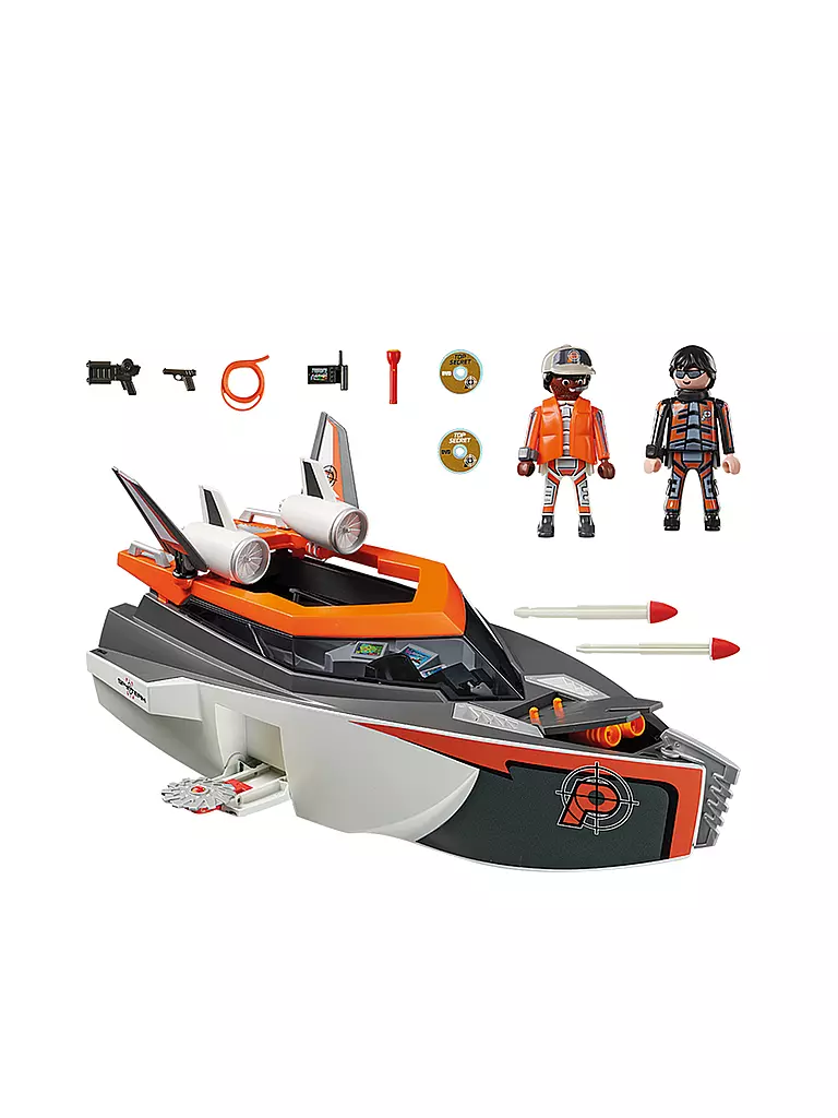 PLAYMOBIL | Spy Team Turboship 70002 | transparent