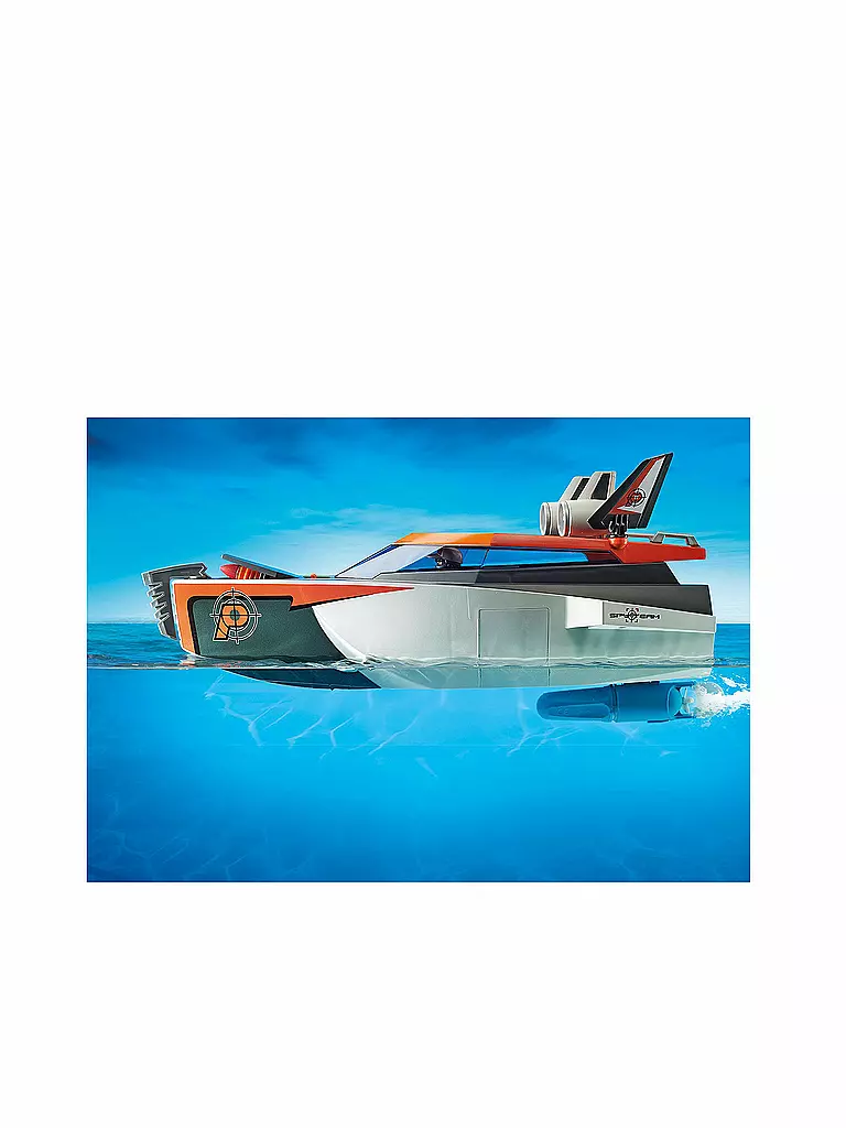 PLAYMOBIL | Spy Team Turboship 70002 | transparent