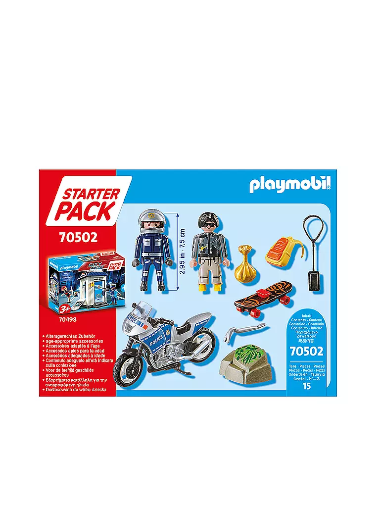 PLAYMOBIL | Starter Pack Polizei Ergänzungsset 70502 | keine Farbe