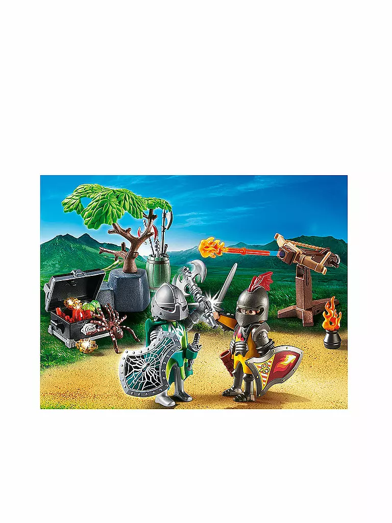 PLAYMOBIL | Starter-Pack Kampf um den Ritterschatz 70036 | blau