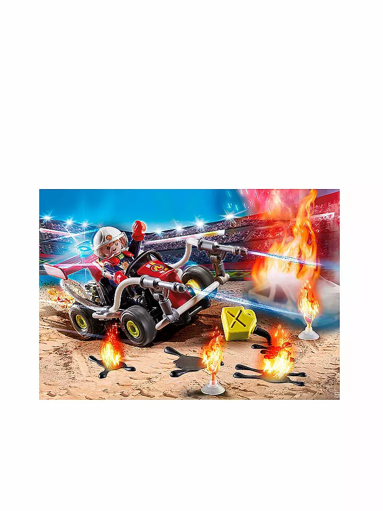 PLAYMOBIL | Stuntshow Feuerwehrkart 70554 | keine Farbe
