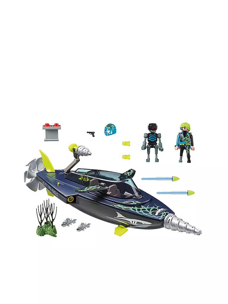 PLAYMOBIL | Team SHARK Drill Destroyer 70005 | transparent