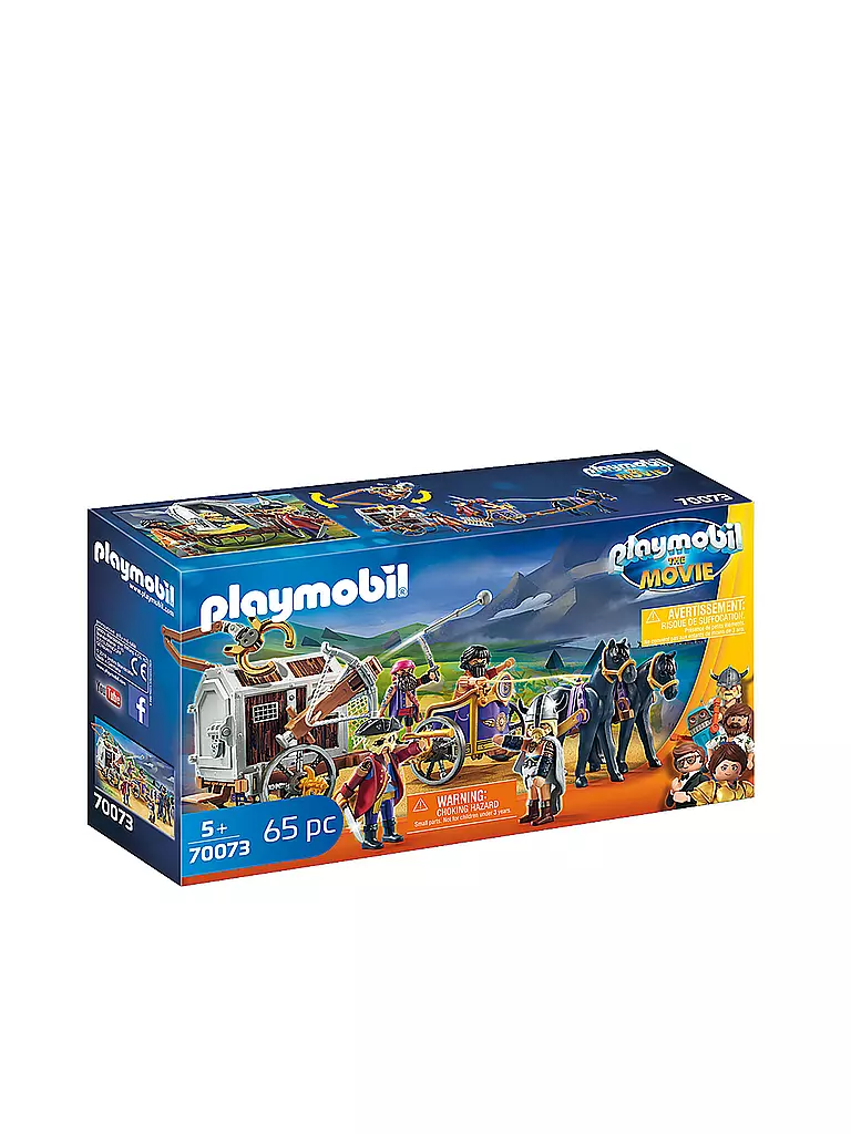 PLAYMOBIL | THE MOVIE Charlie mit Gefängniswagen 70073 | transparent