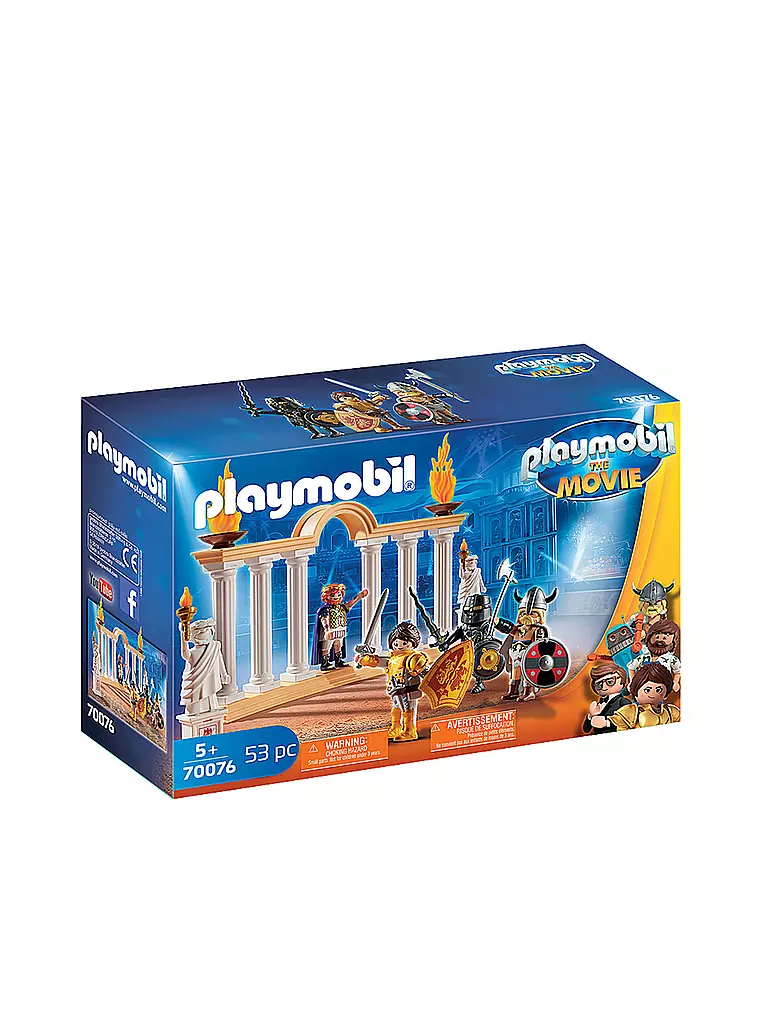 PLAYMOBIL | THE MOVIE Kaiser Maximus im Kolosseum 70076 | transparent