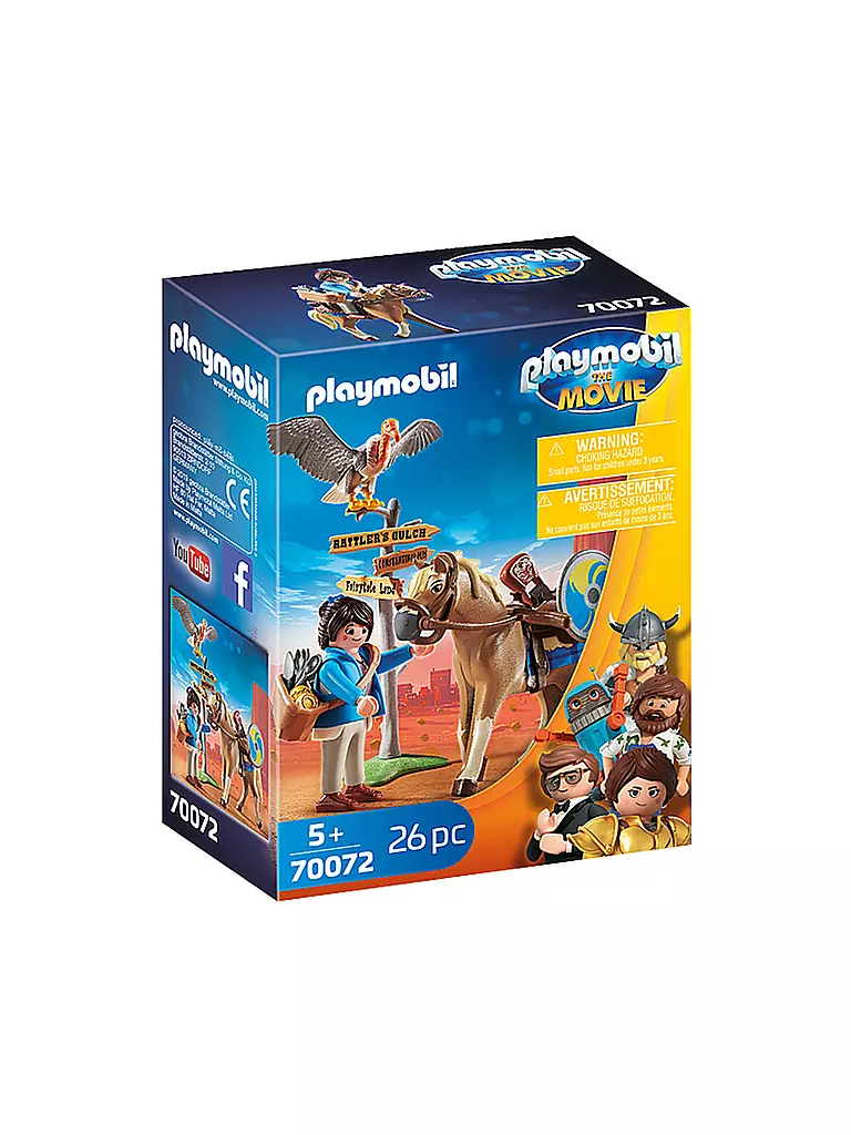 PLAYMOBIL | THE MOVIE Marla mit Pferd 70072 | transparent