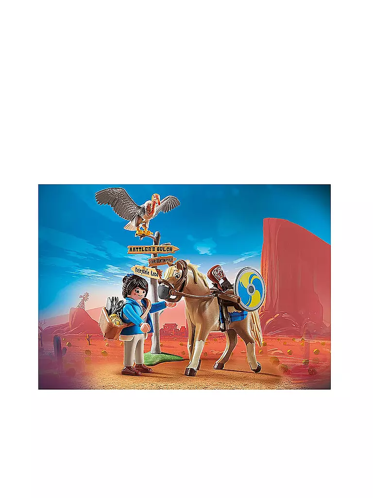 PLAYMOBIL | THE MOVIE Marla mit Pferd 70072 | transparent