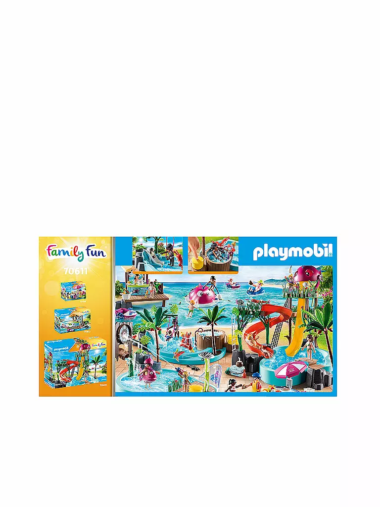 PLAYMOBIL | Tropischer Aqua Park - Kinderbecken mit Whirlpool 70611 | keine Farbe