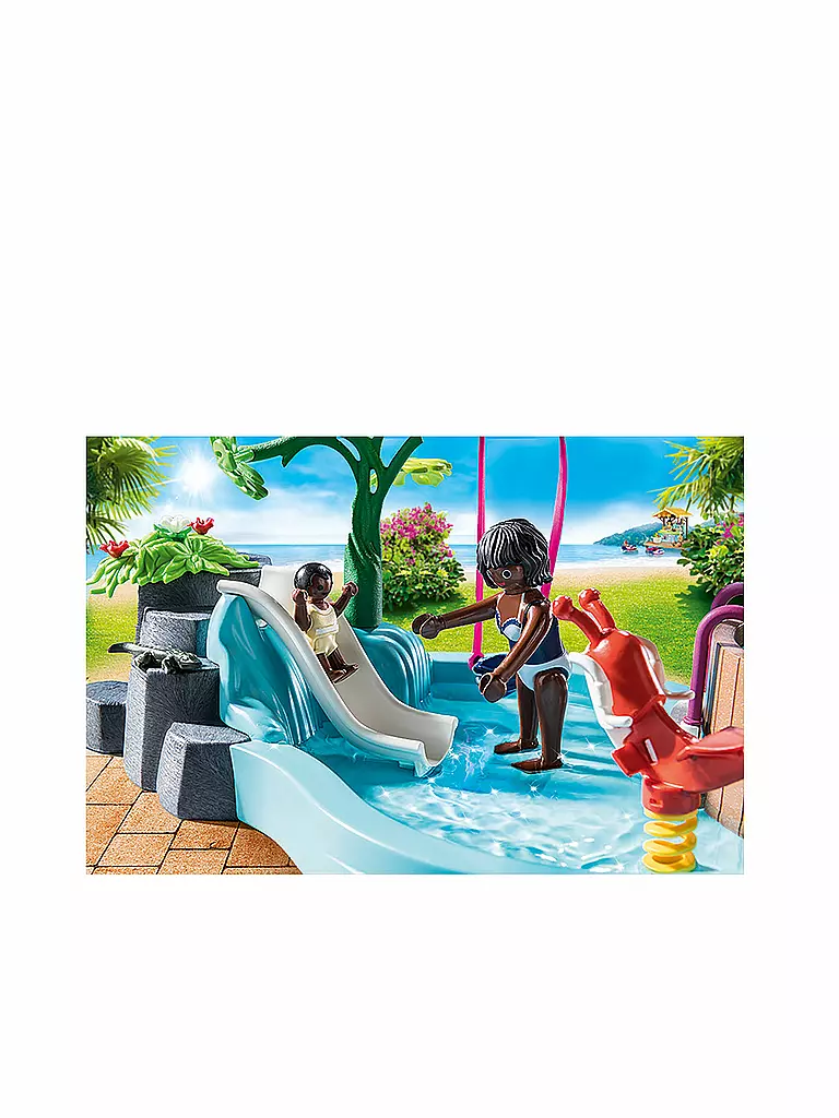 PLAYMOBIL | Tropischer Aqua Park - Kinderbecken mit Whirlpool 70611 | keine Farbe