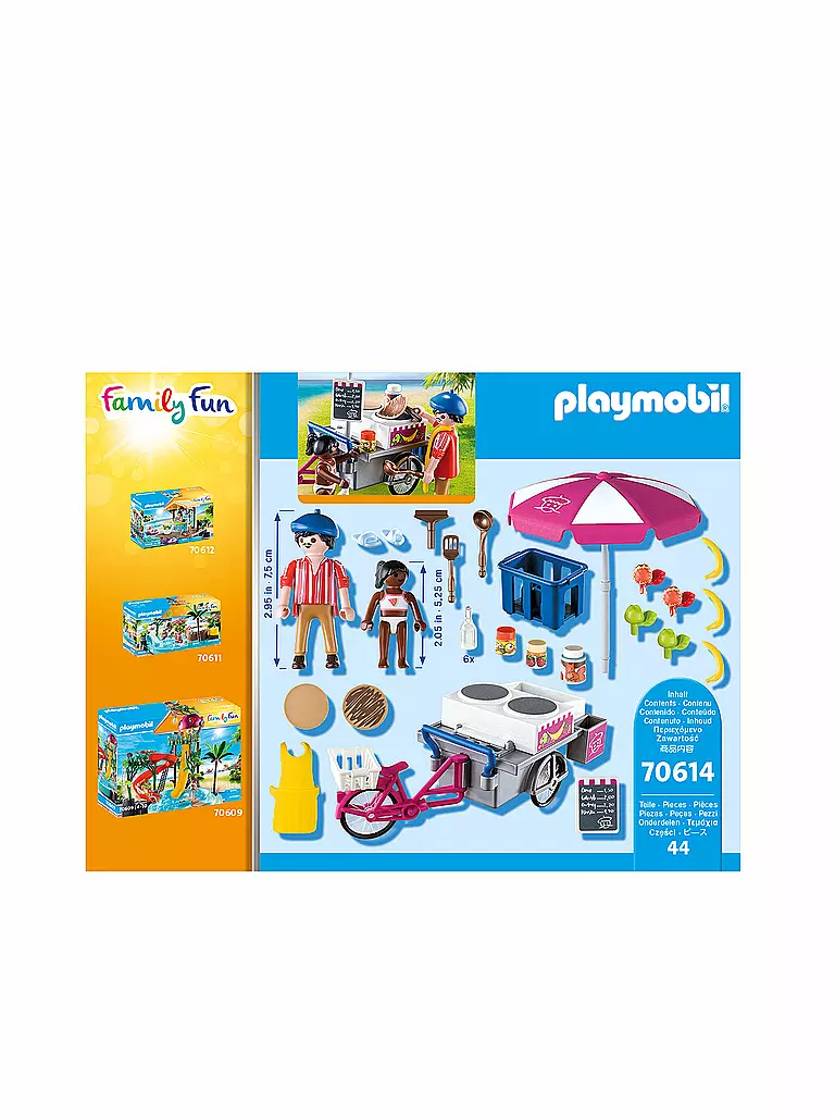 PLAYMOBIL | Tropischer Aqua Park - Mobiler Crêpes-Verkauf 70614 | keine Farbe