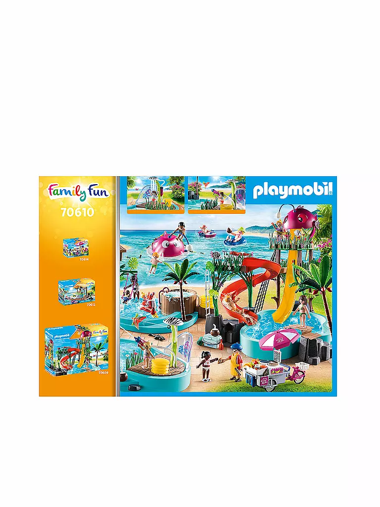 PLAYMOBIL | Tropischer Aqua Park - Spaßbecken mit Wasserspritze 70610 | keine Farbe