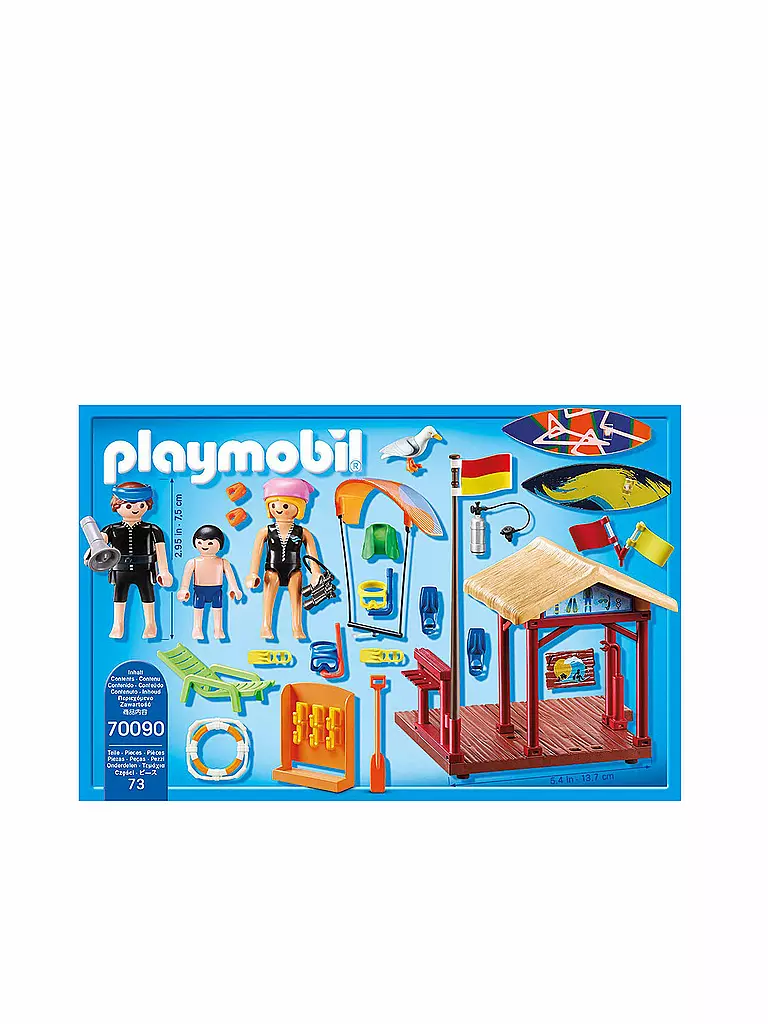 PLAYMOBIL | Wassersport Schule 70090 | blau