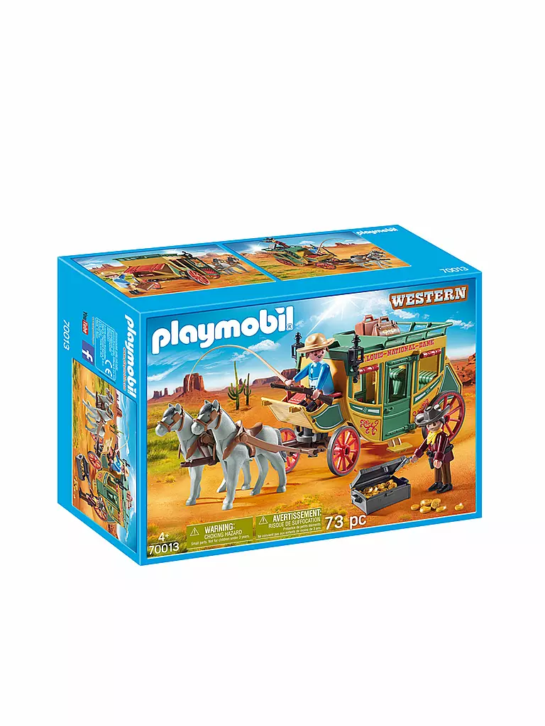 PLAYMOBIL | Westernkutsche 70013 | transparent