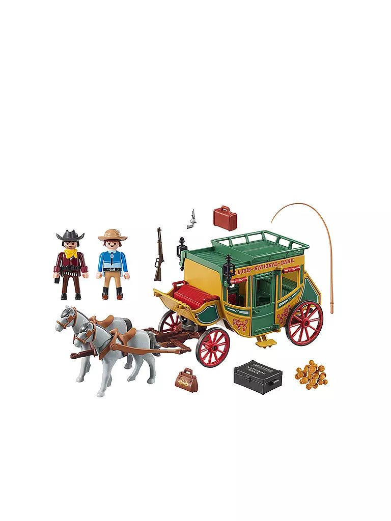 PLAYMOBIL | Westernkutsche 70013 | transparent