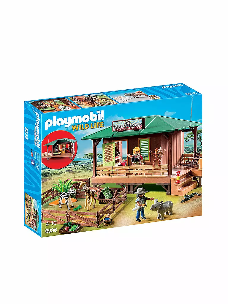 PLAYMOBIL | Wild Life - Rangerstation mit Tieraufzucht 6936 | 