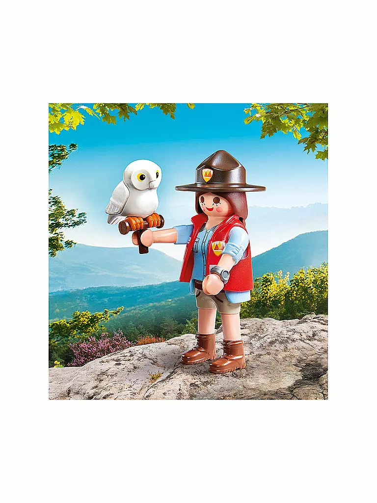PLAYMOBIL | Wildpark Rangerin 9337 | transparent