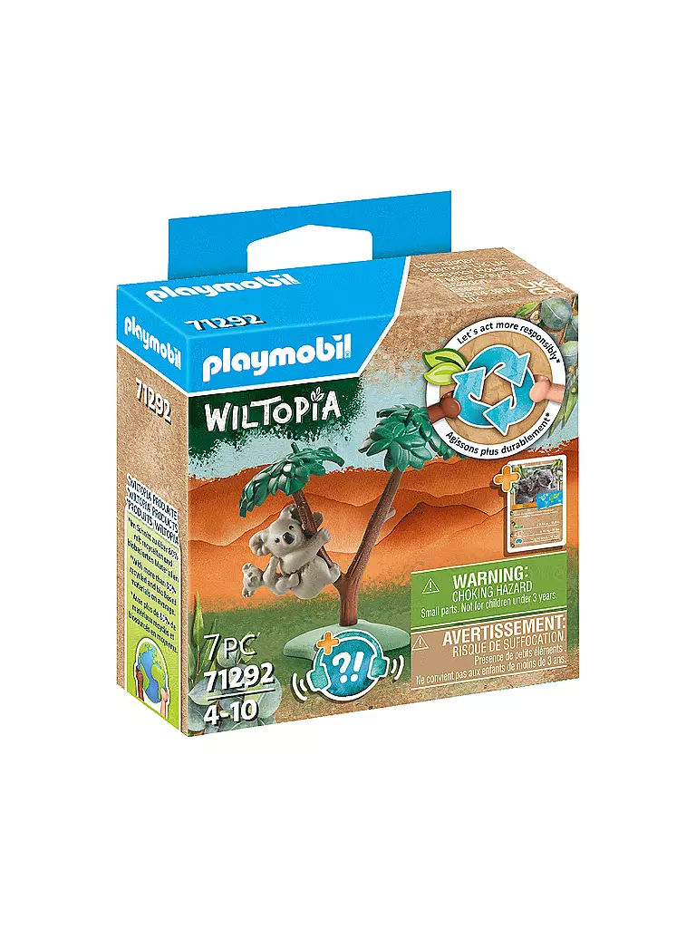 PLAYMOBIL | Wiltopia - Koala mit Jungtier 71292 | keine Farbe