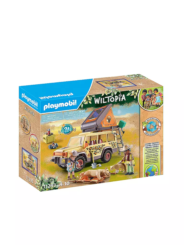 Der Von Den Löwen Träumte Rezension PLAYMOBIL WILTOPIA - Mit dem Geländewagen bei den Löwen 71293 keine Farbe