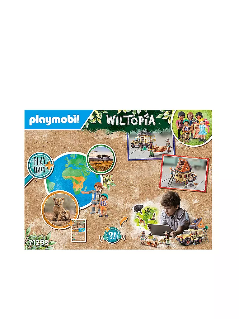 6 X 6 Geländewagen Haben Solch Einen Antrieb PLAYMOBIL WILTOPIA - Mit dem Geländewagen bei den Löwen 71293 keine Farbe