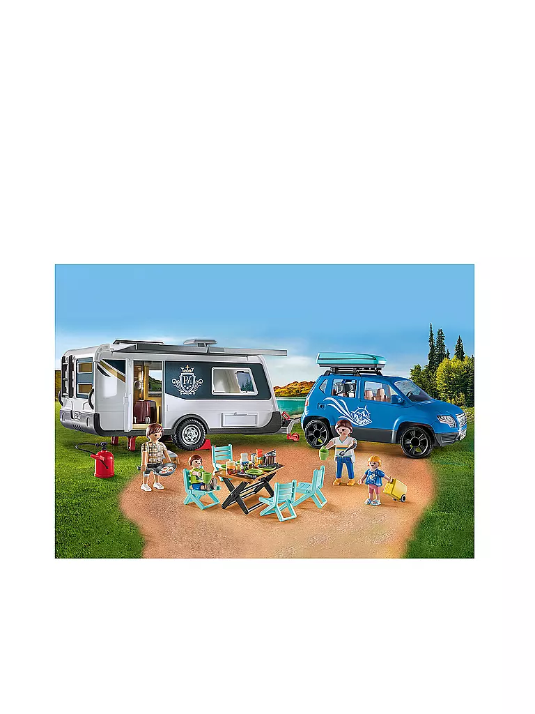 PLAYMOBIL | Wohnwagen mit Auto 71423 | keine Farbe