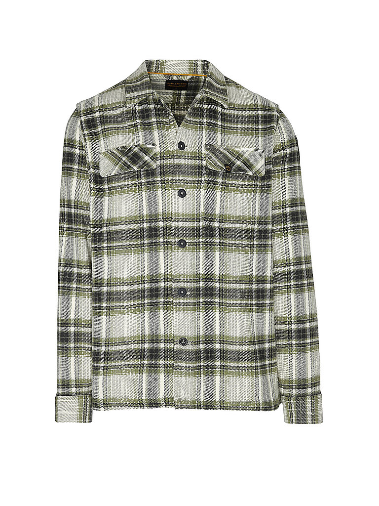 PME LEGEND Overshirt grün | XL