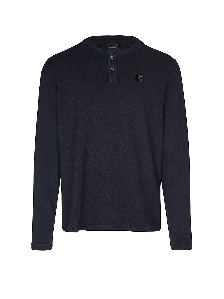 PME LEGEND Langarmshirt blau | L