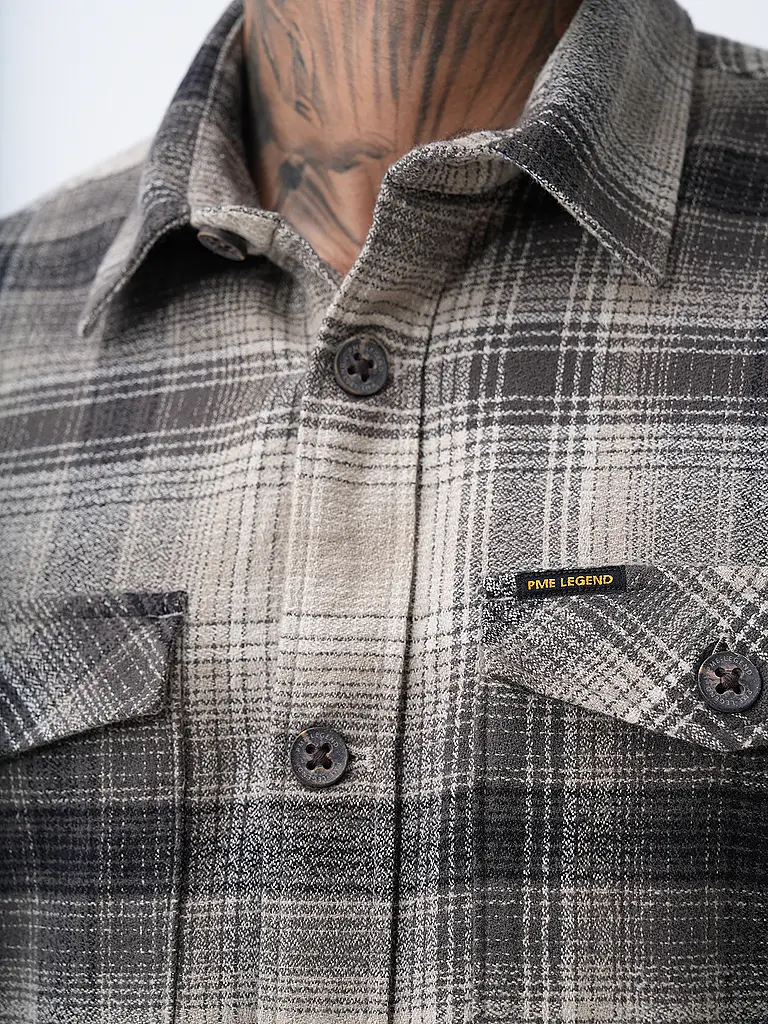 PME LEGEND | Hemd Regular Fit  | Braun
