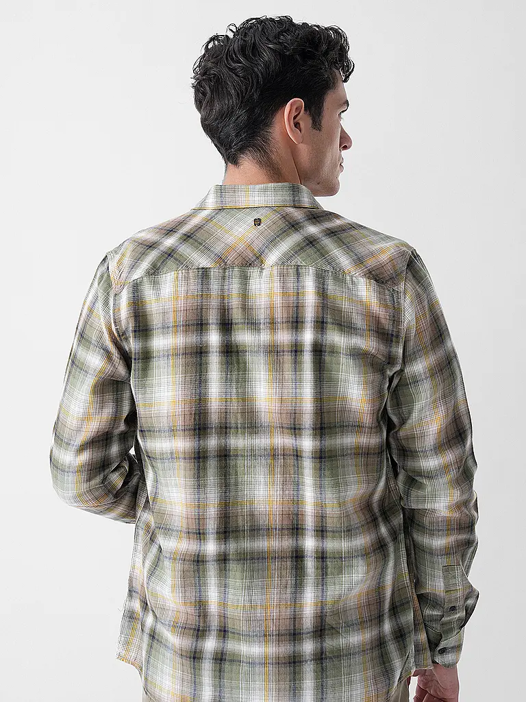 PME LEGEND | Hemd Regular Fit  | olive