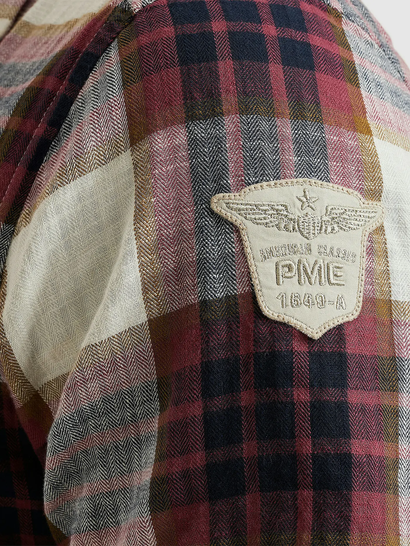PME LEGEND | Hemd Slim Fit  | dunkelrot