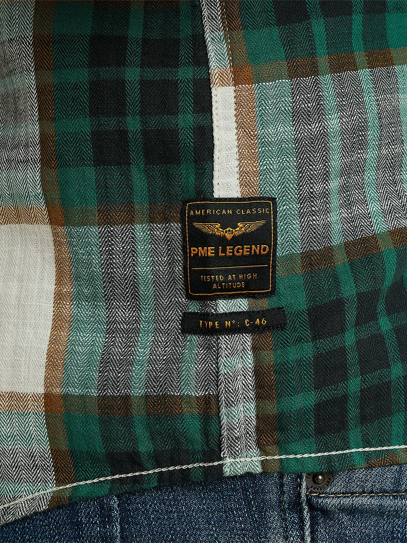 PME LEGEND | Hemd Slim Fit  | grün