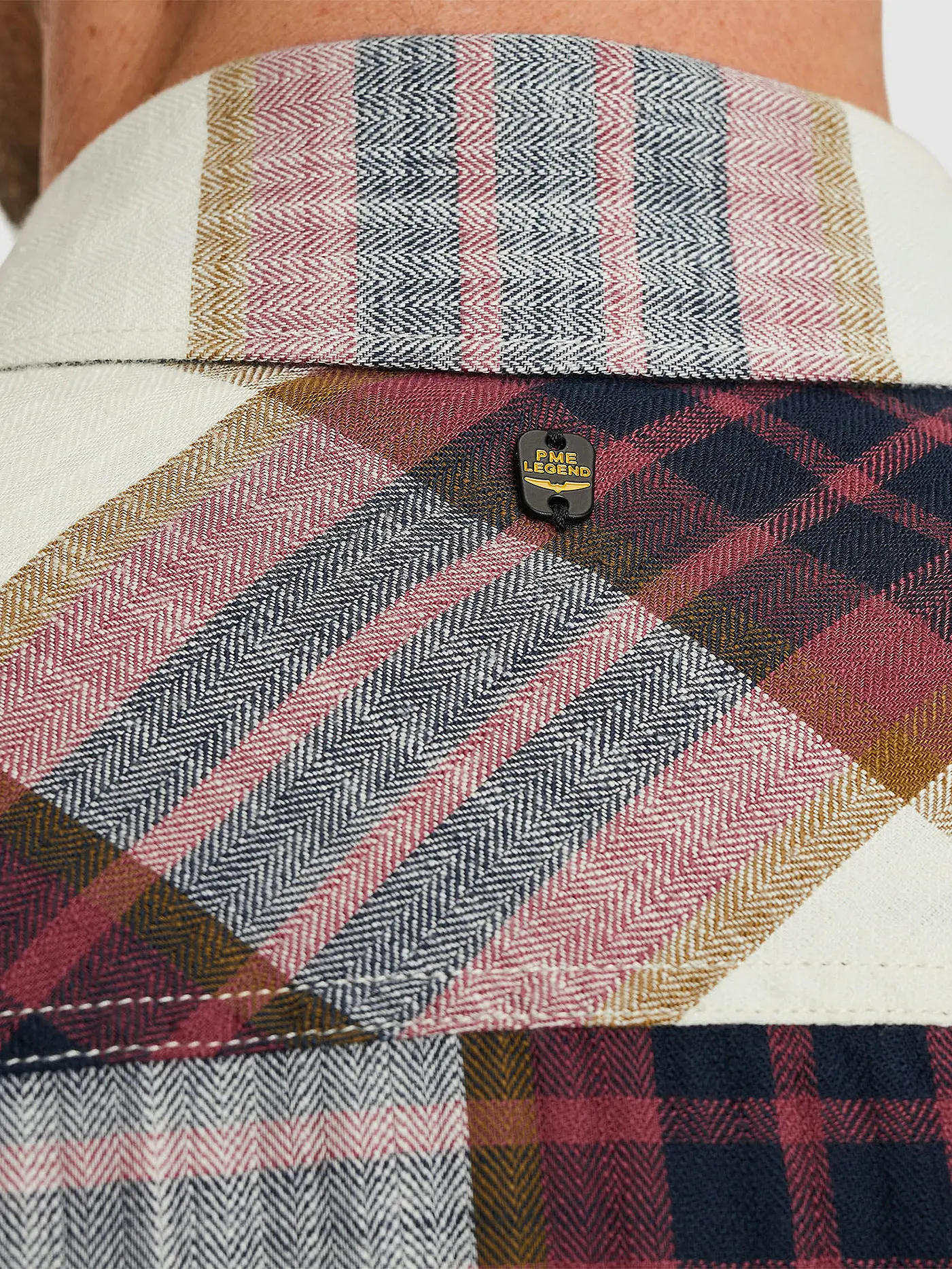 PME LEGEND | Hemd Slim Fit  | dunkelrot