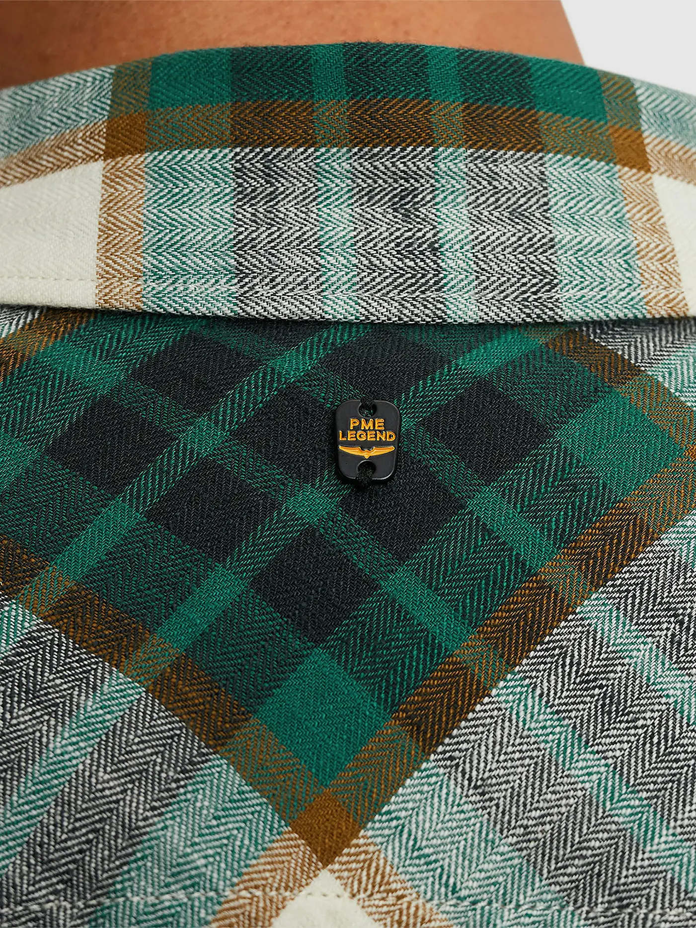 PME LEGEND | Hemd Slim Fit  | grün