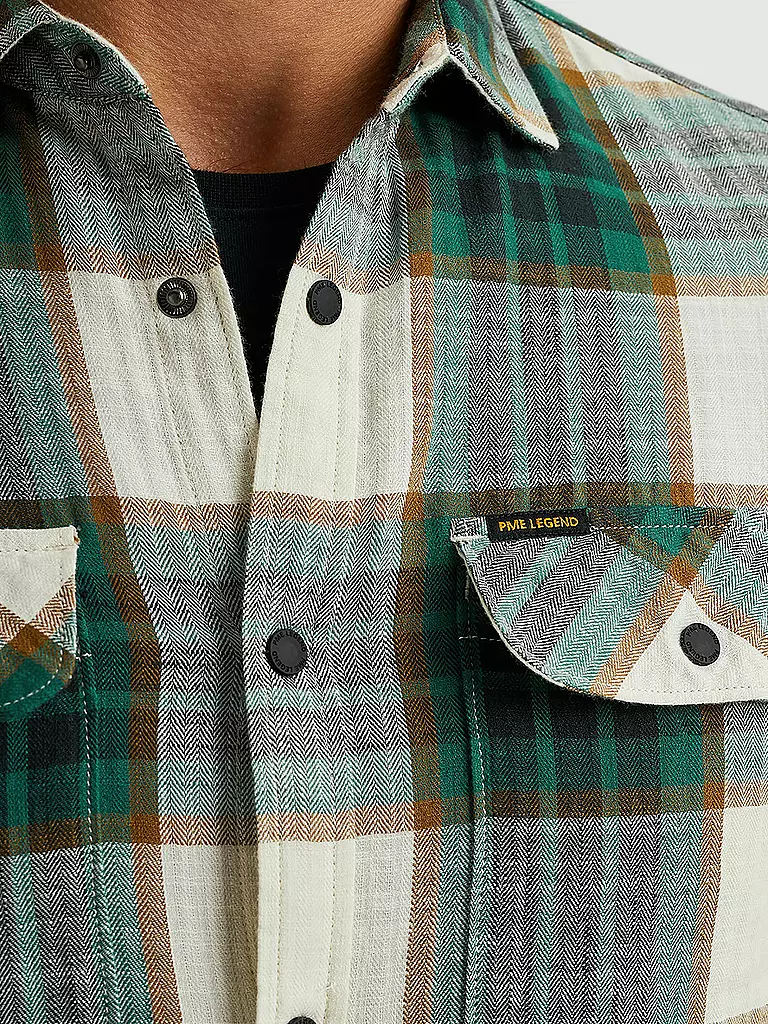 PME LEGEND | Hemd Slim Fit | dunkelrot