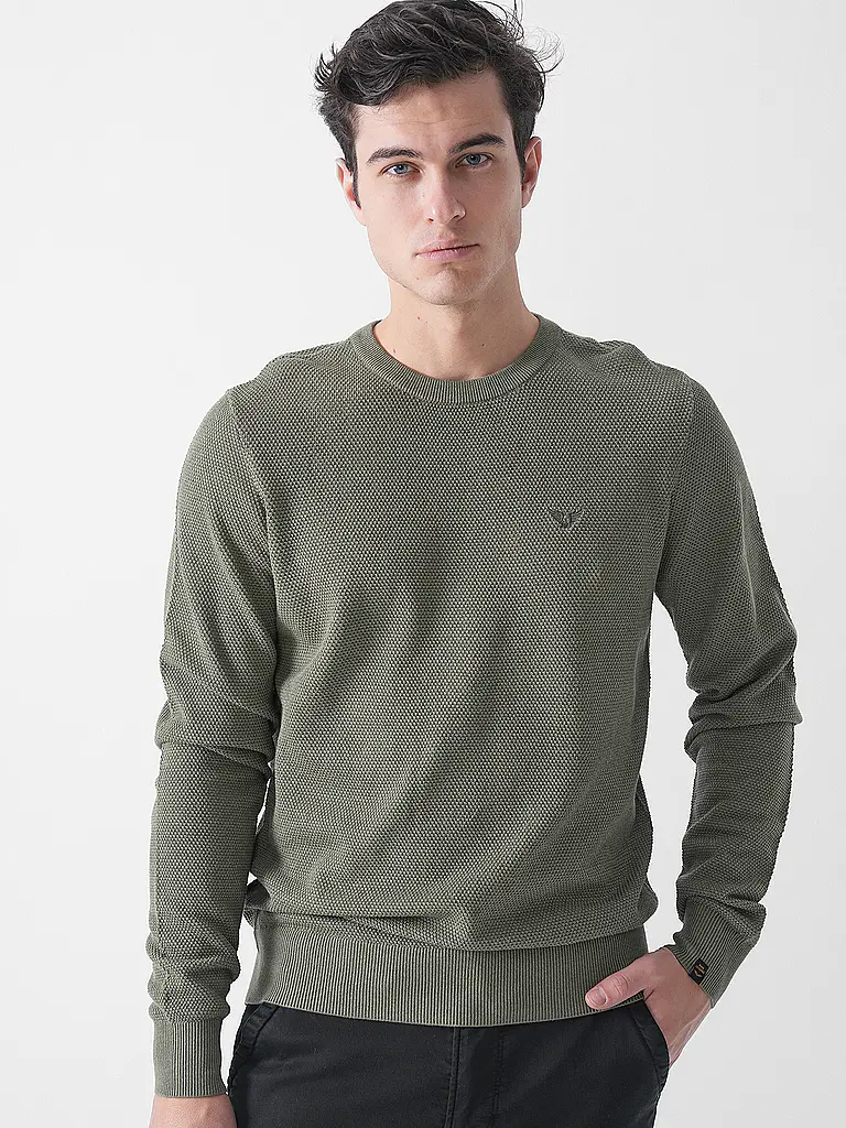 PME LEGEND | Pullover  | Olive
