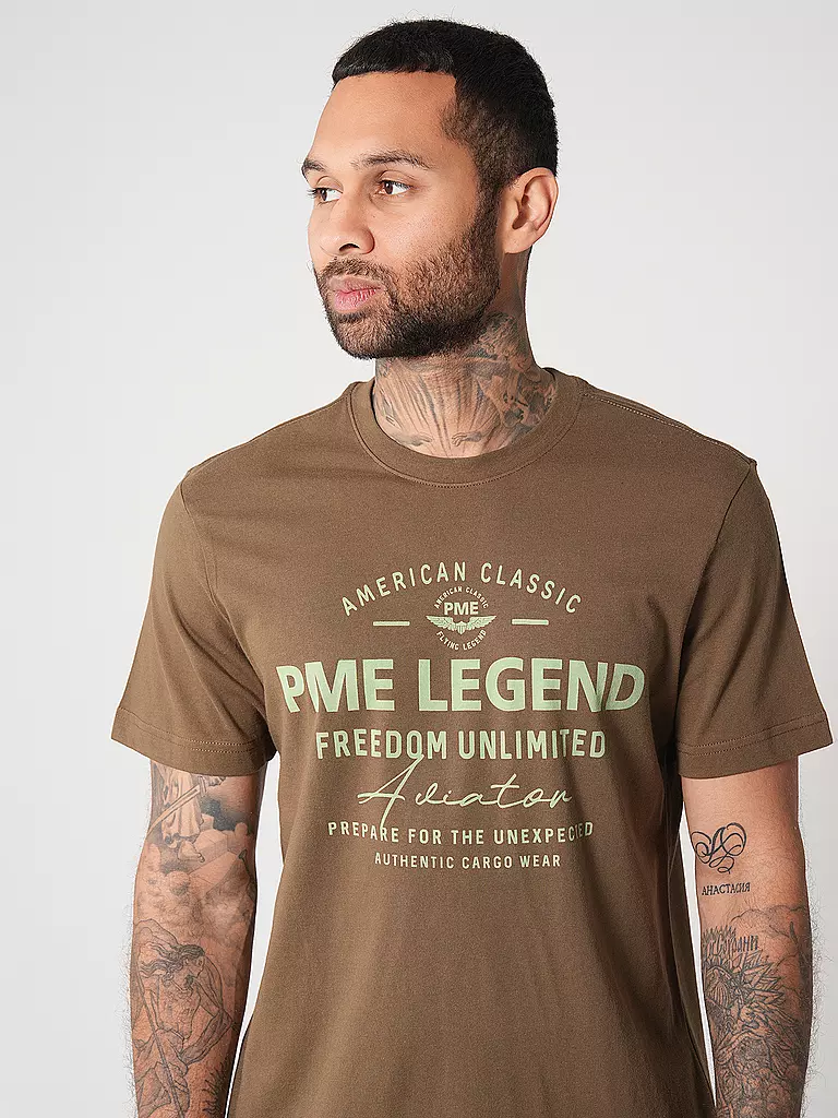 PME LEGEND | T-Shirt  | olive