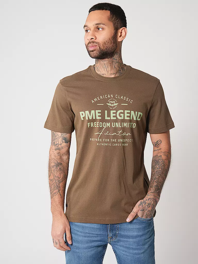 PME LEGEND | T-Shirt  | olive
