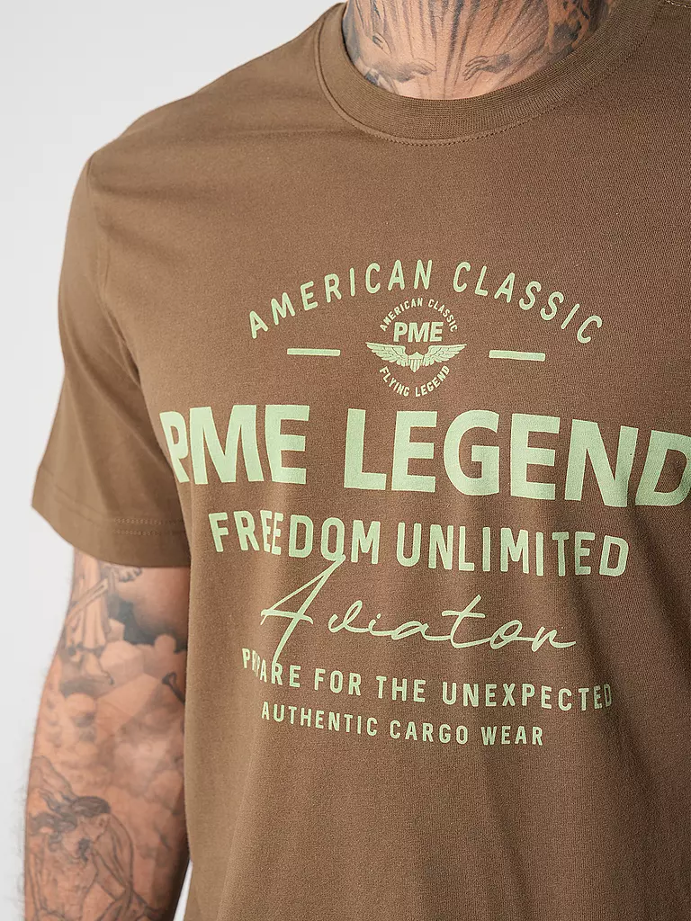 PME LEGEND | T-Shirt  | olive