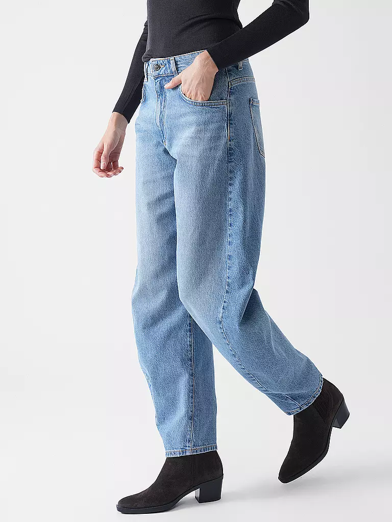 PNTS | Jeans Balloon Fit 05_THE O SHAPE | blau