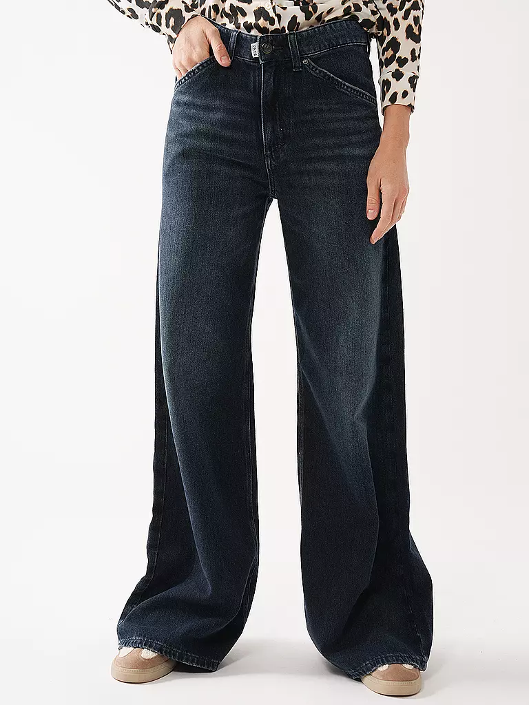 PNTS | Jeans Wide Leg THE RAVER | blau