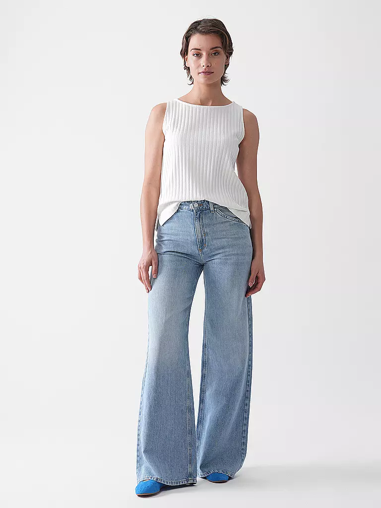 PNTS | Jeans Wide Leg THE RAVER | blau