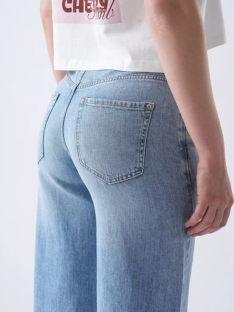 PNTS | Jeans Wide Leg THE RAVER | blau