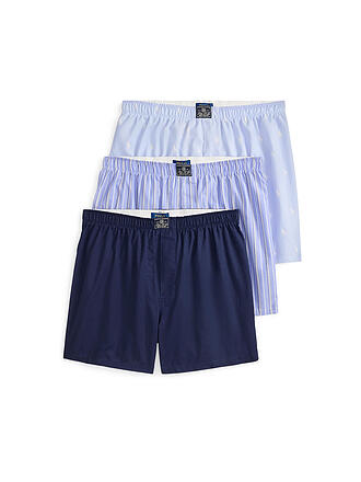 POLO RALPH LAUREN | Boxershorts 3-er Pkg. blue aop